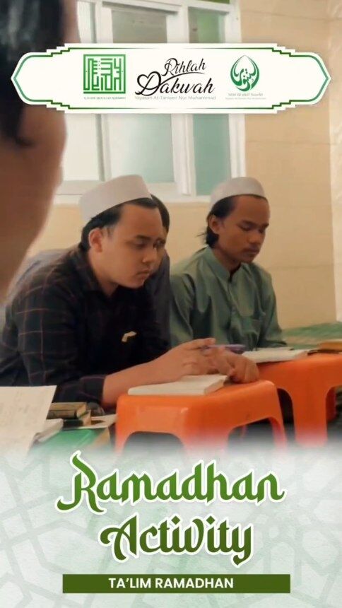 RAMADHAN ACTIVITY RUMAH TAHFIDZ AL-QUR'AN GRATIS MELAKUKAN TA'LIM RAMADHAN 

RUMAH TAHFIDZ GRATIS YAYASAN AT-TANWEIR NUR MUHAMMAD
Donasi Dukungan :
Rek.BSI atas nama Yayasan At-Tanweir Nur Muhammad 8888-466-461
Follow : @alhabib_abdullah_alhabsyi
- - - - - - - - - - - - - - - - - - - - - - - - - - - - - -
INFO : 0813-1111-5929
Jazakumullah Khairal Jaza Wa Barakallahu Fiikum
Silahkan dishare / Bagikan , Semoga Bermanfaat
#viralreels #trending #ramadhan